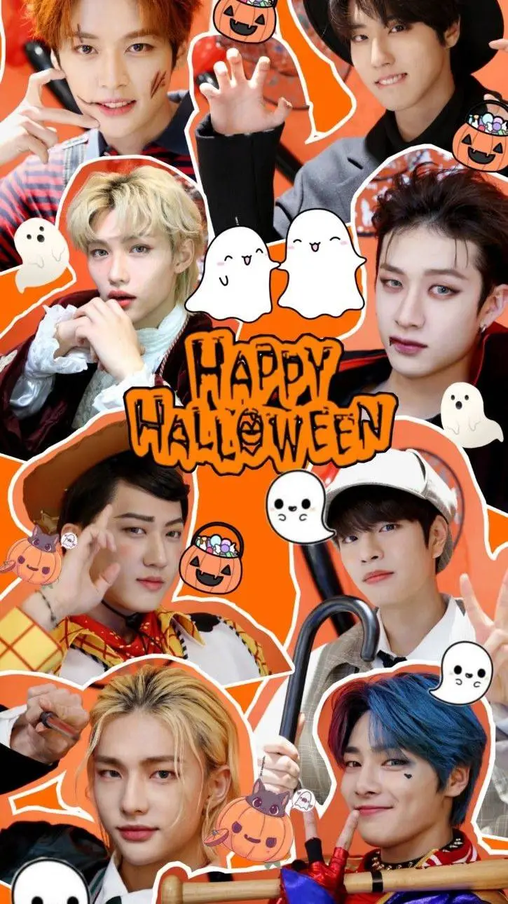 ai character: 👻SKZ HALLOWEEN 👻 background