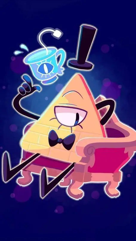 ai character: Bill cipher background