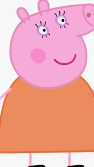 ai character: mommy pig 👁️👄👁️ background