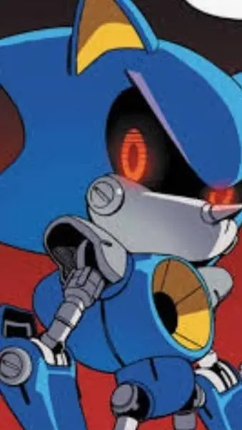 ai character: metal sonic  background
