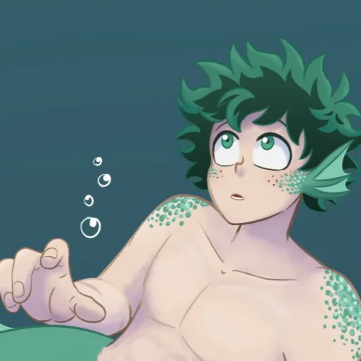 chat with ai character: Bkdk mermaid AU