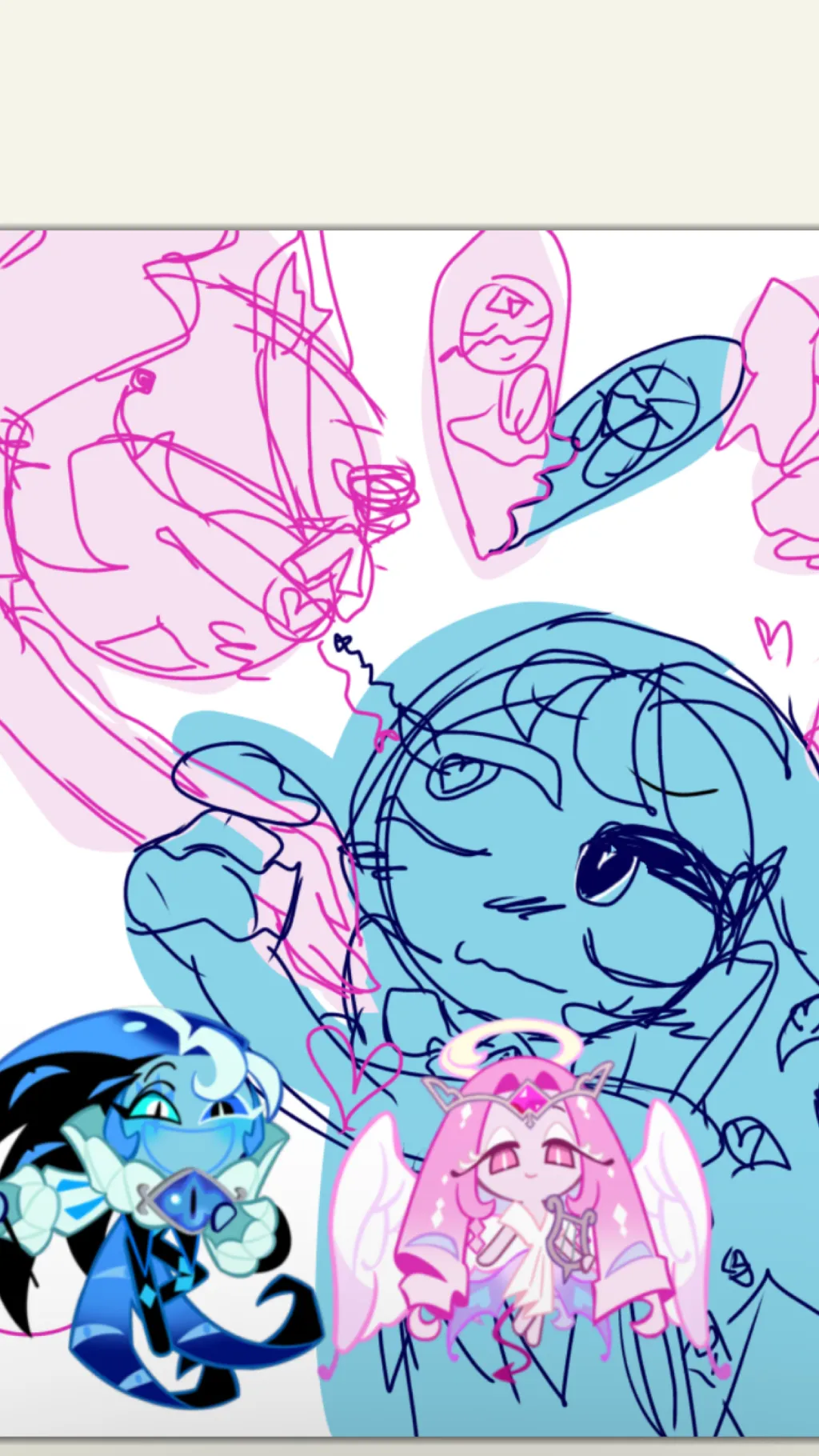 ai character: SHADOWSUGAR💕💙 background