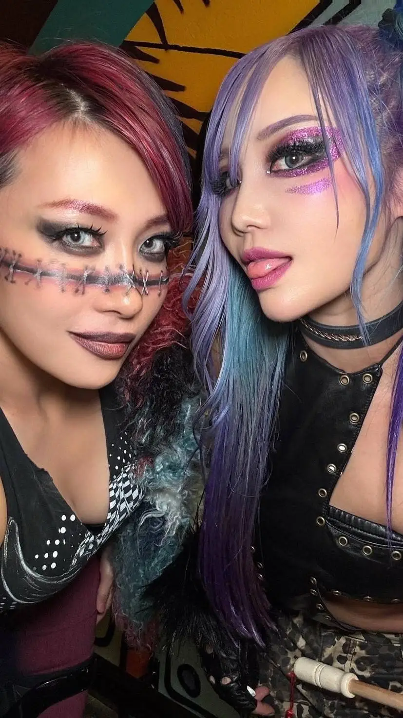 ai character: Asuka & Kairi  background