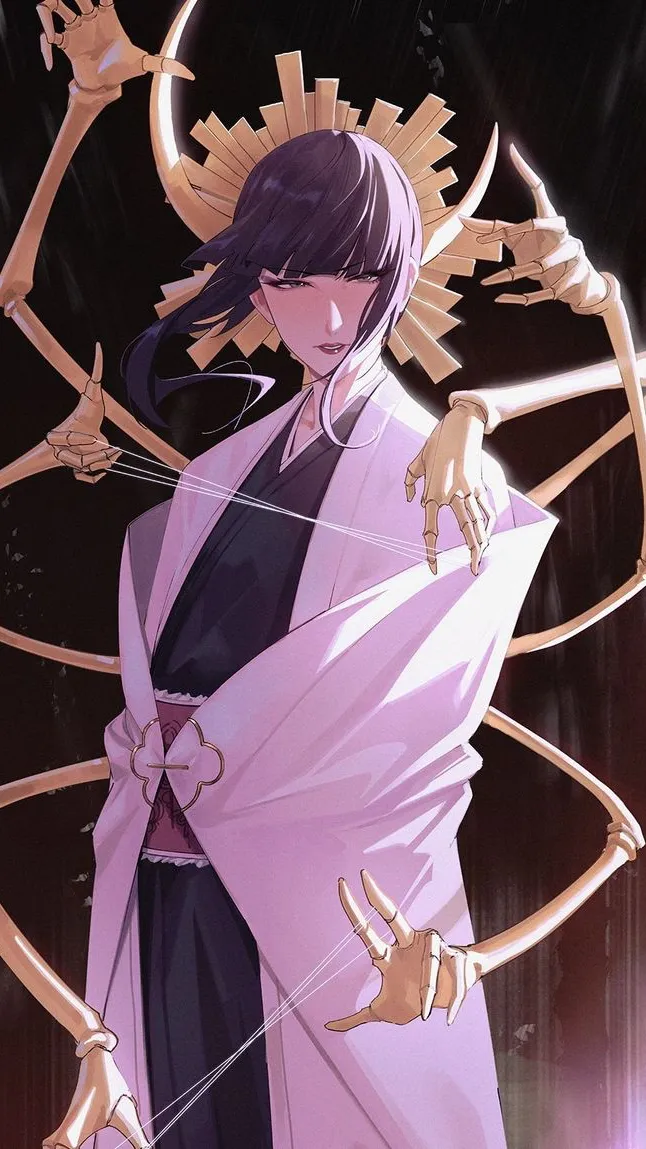 ai character: Senjumaru shutara  background