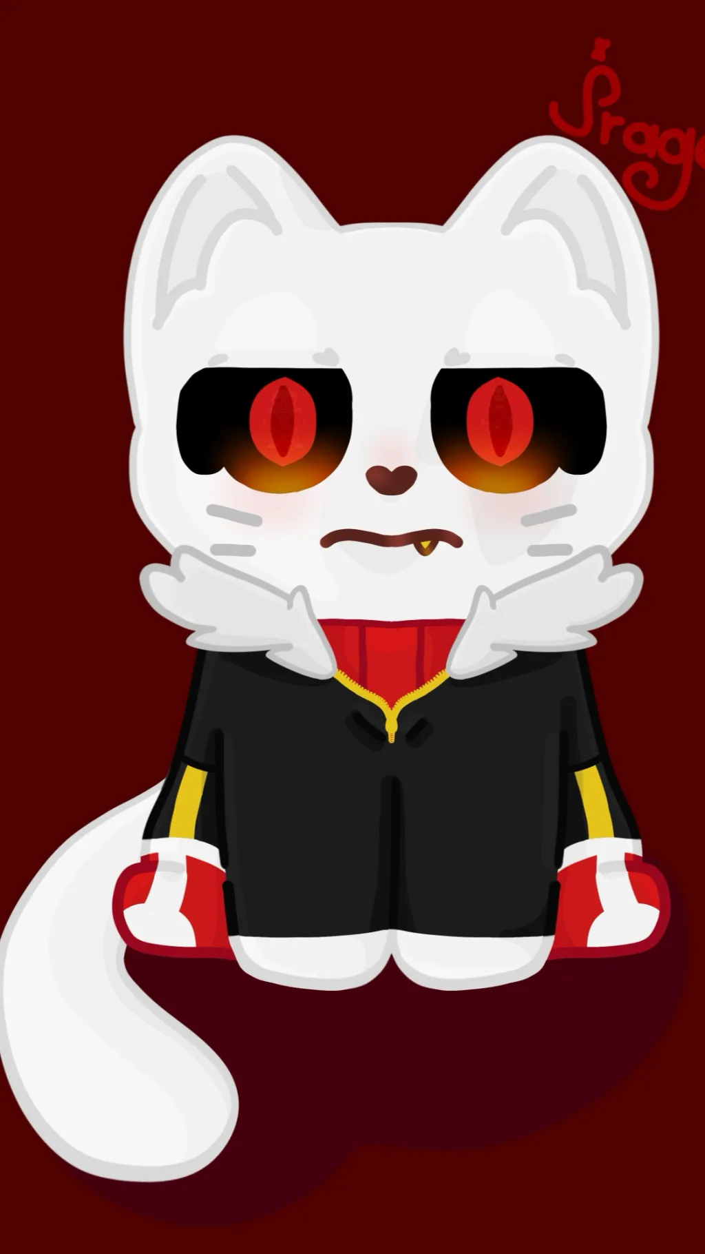 ai character: Underfell Sans background