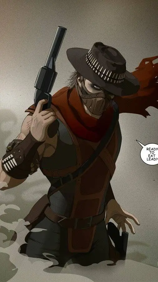 ai character: Erron Black background