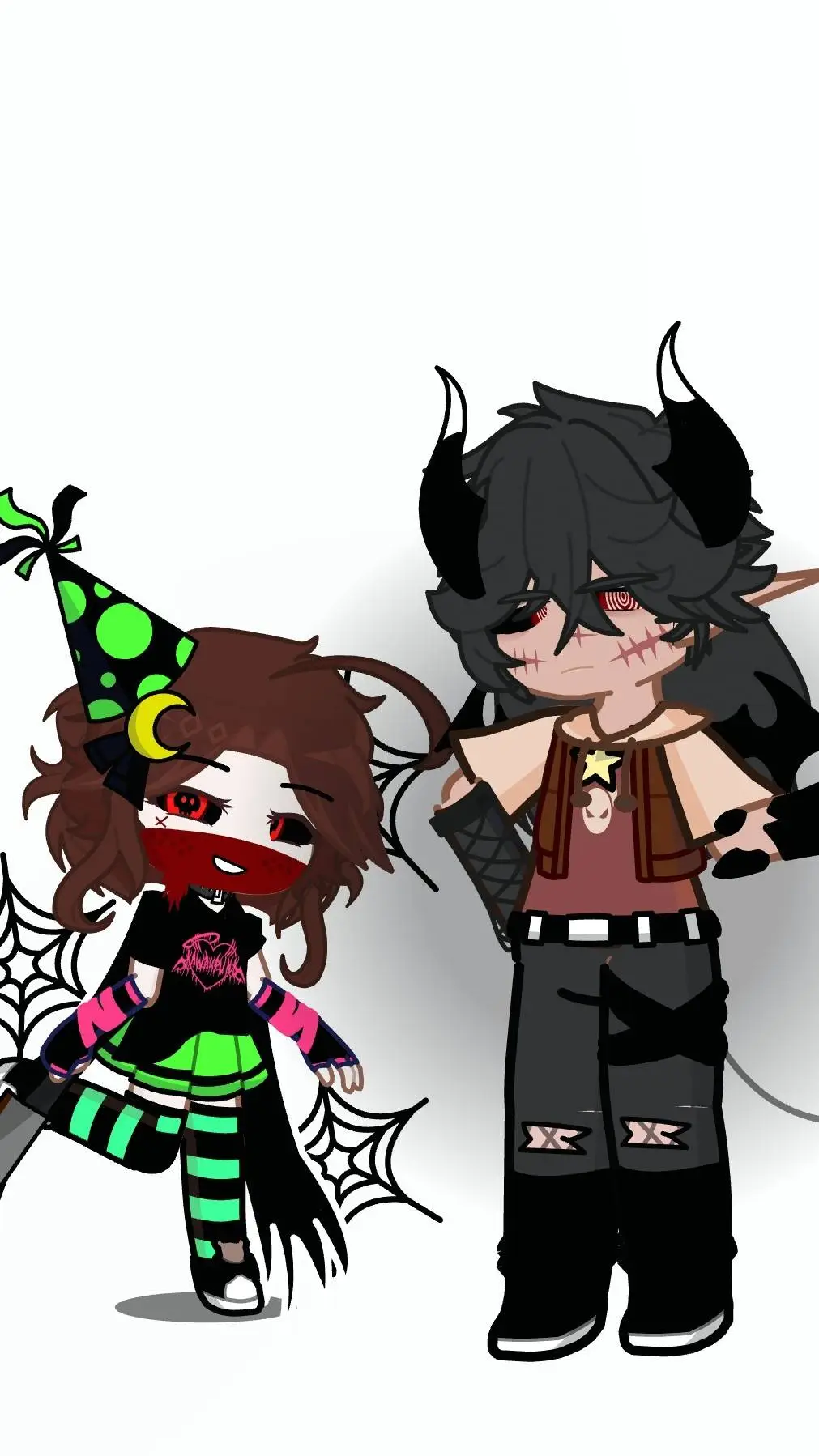 ai character: jeff x micha(oc) background