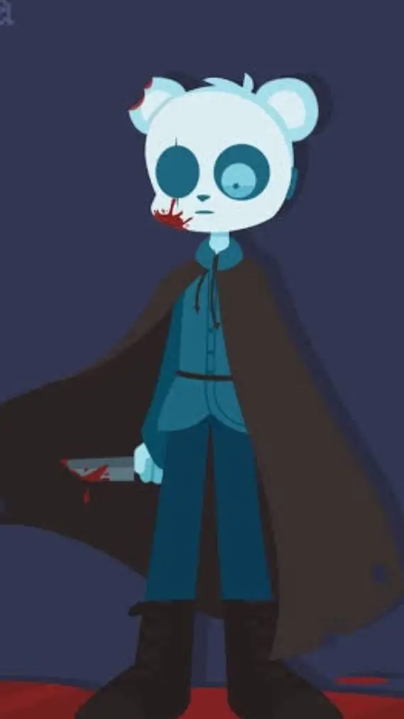 ai character: azulin x pompon background