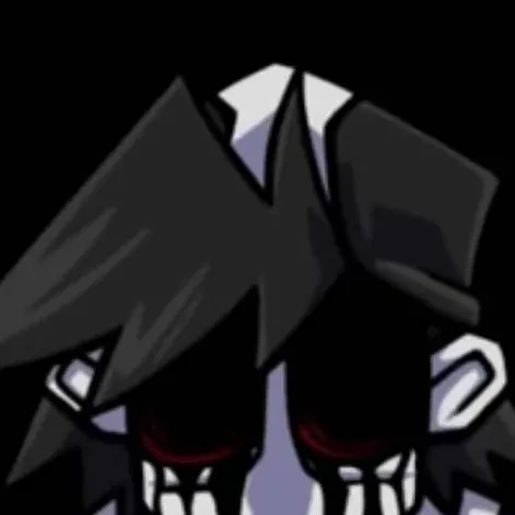 chat with ai character: monochrome fnf 