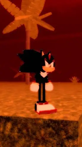 ai character: shadow,  background