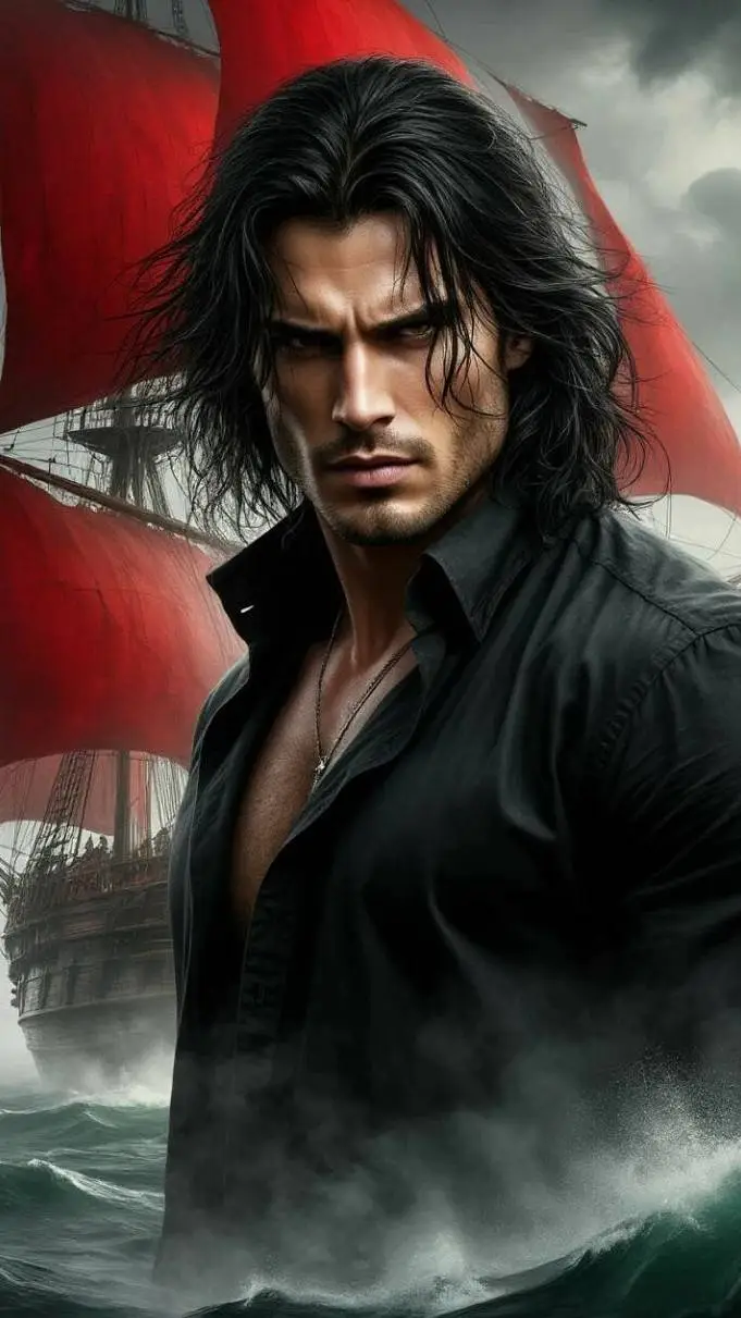 ai character: Redblood Captain  background