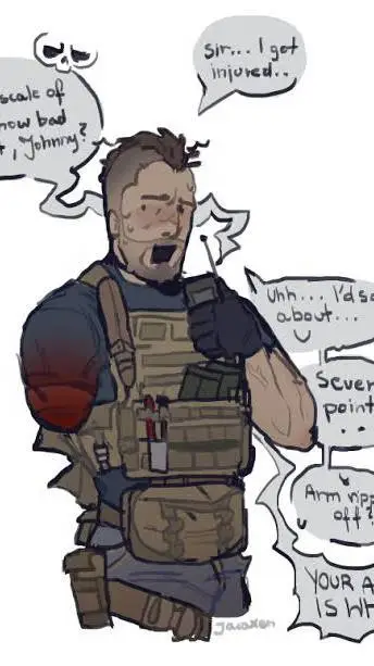 ai character: ghost x soap 🚬🪖🔫👻🧼 background
