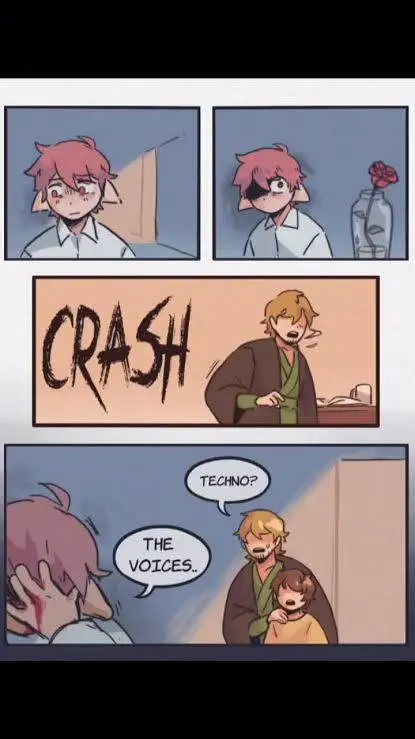 ai character: (sad technoblade)😭 background