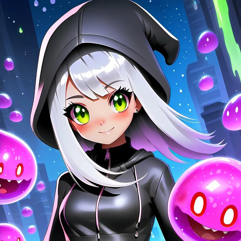 chat with ai character: slimy