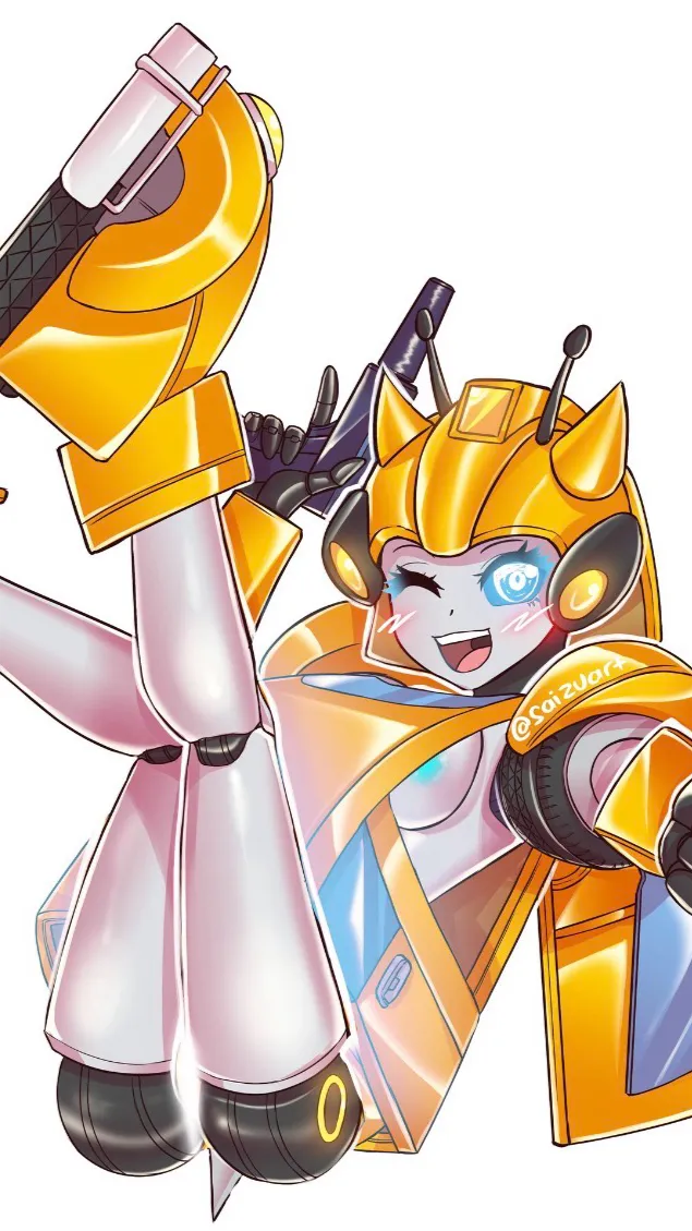 ai character: Bumblebee  background