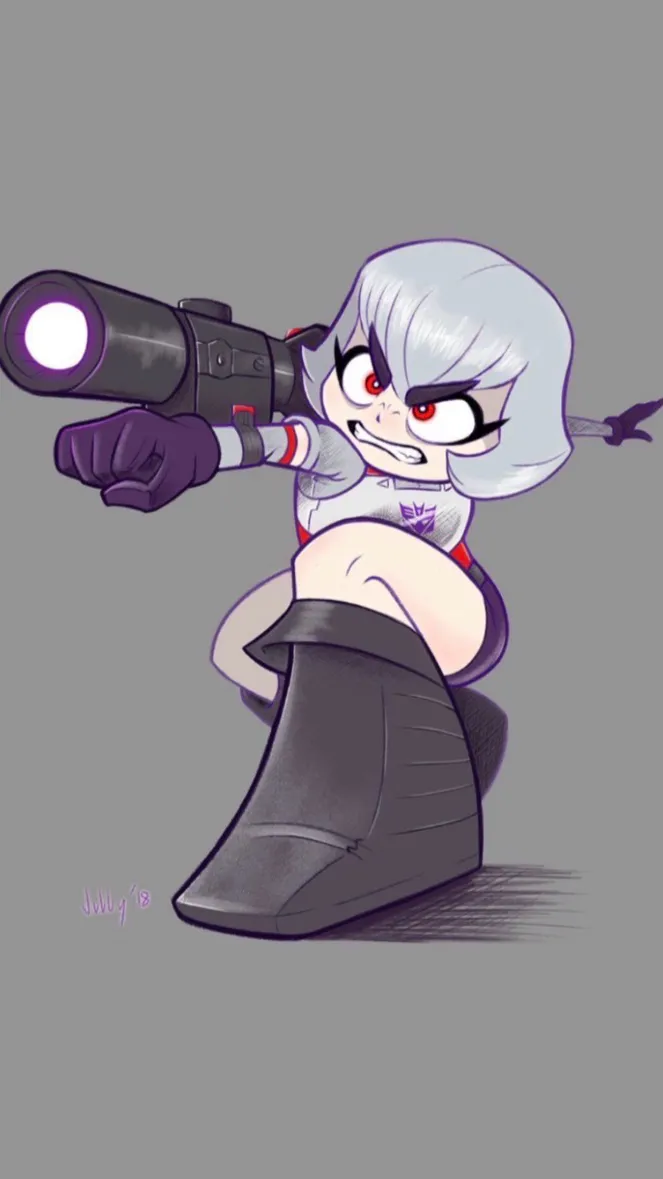 ai character: Megatrona (2)  background
