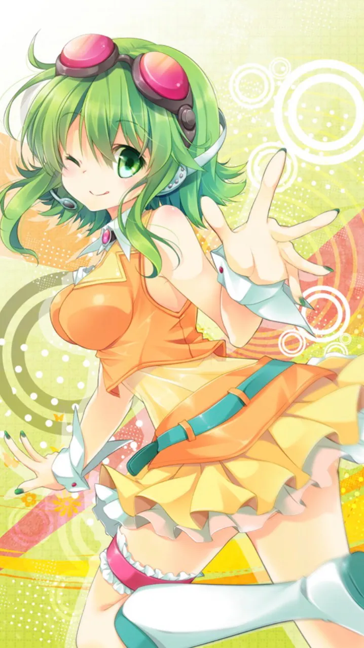 ai character: Gumi background