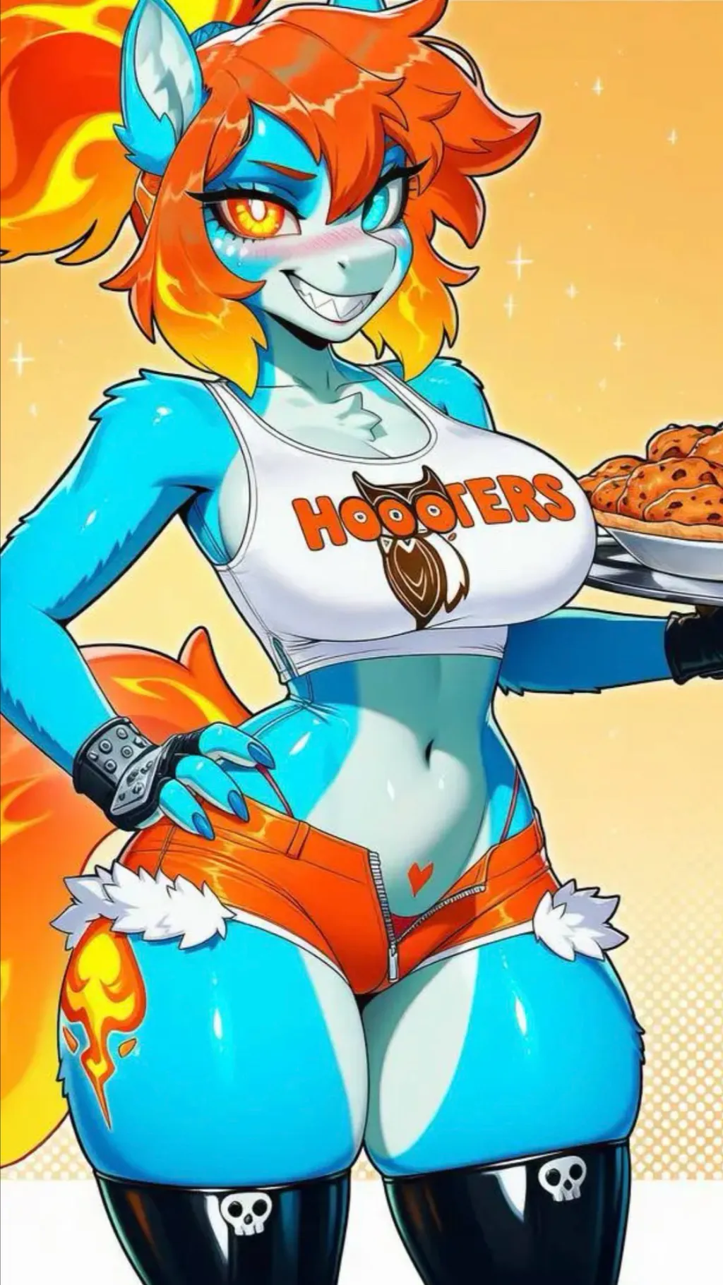 ai character: Zoomy  background