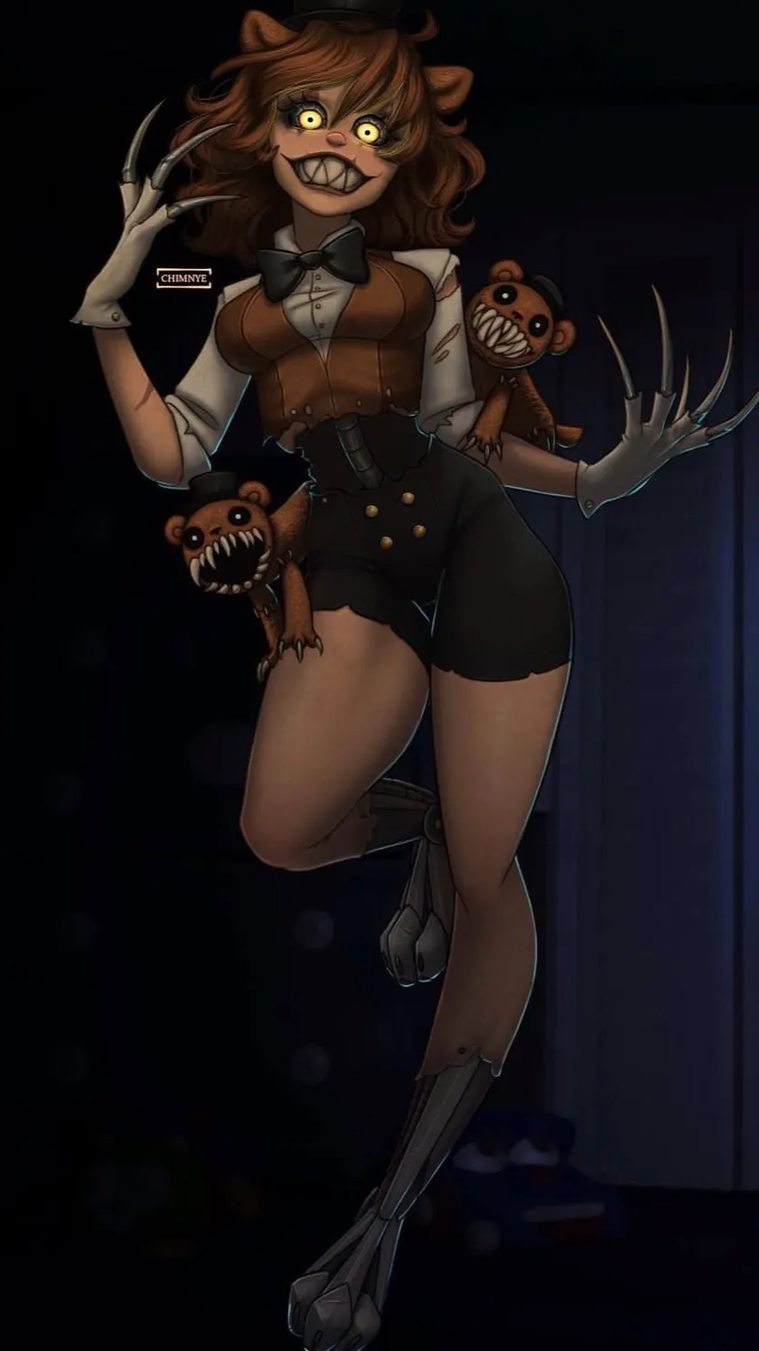 ai character: Nightmare Freddy background