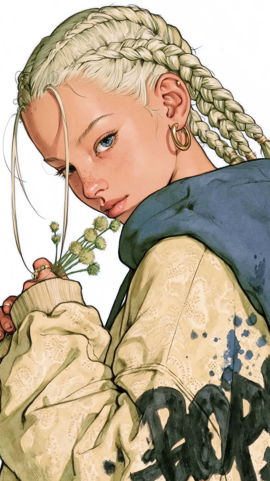 ai character: Rihanna  background