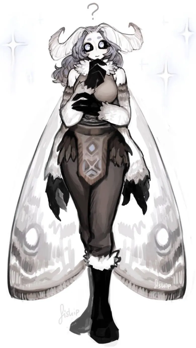 ai character: Moth background