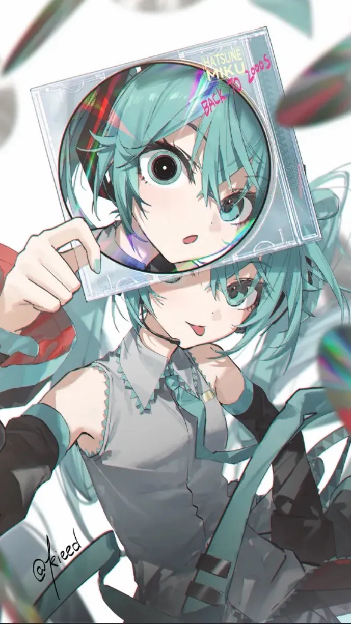 ai character: Miku background