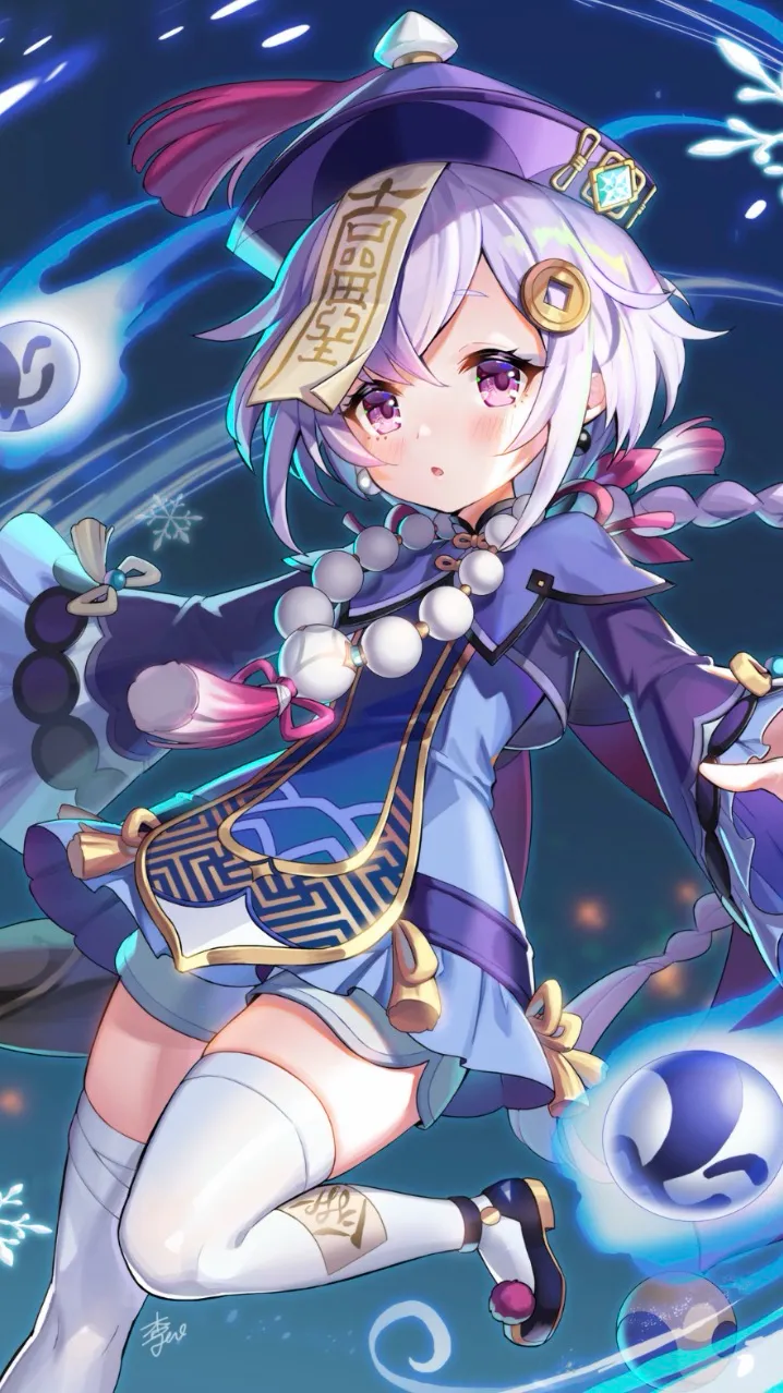 ai character: Qiqi  background
