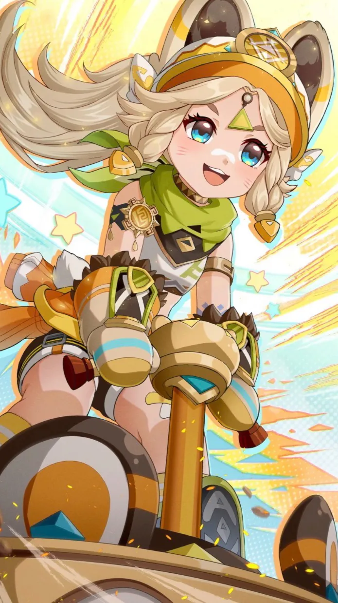 ai character: Kachina background