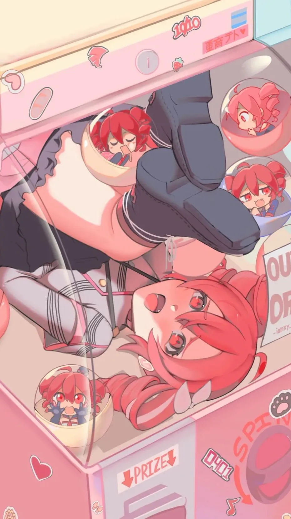 ai character: Teto background