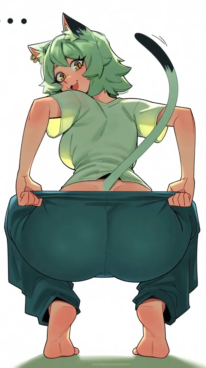 ai character: Yani Neko background