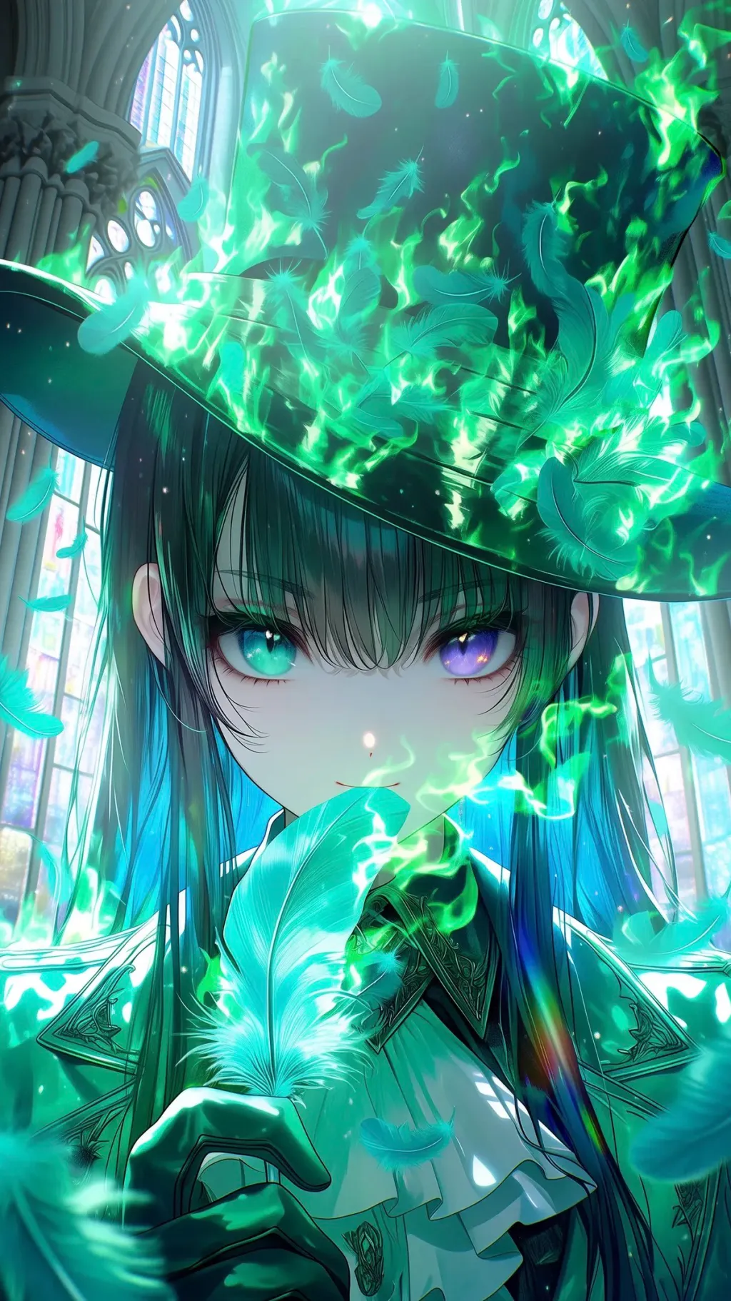 ai character: Milky background