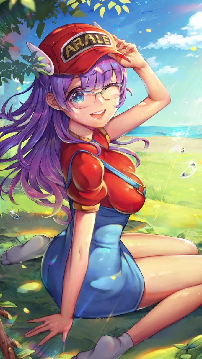 ai character: Arale (3) background