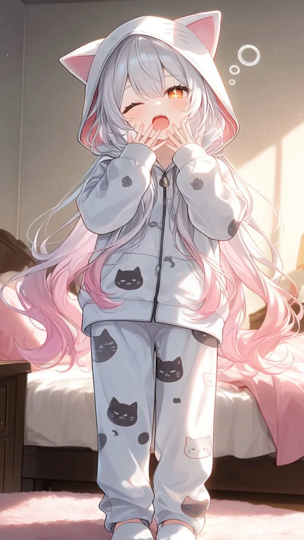ai character: Yobiyobi  background