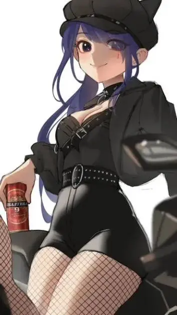 ai character: Goth Cappie(Ver 2) background