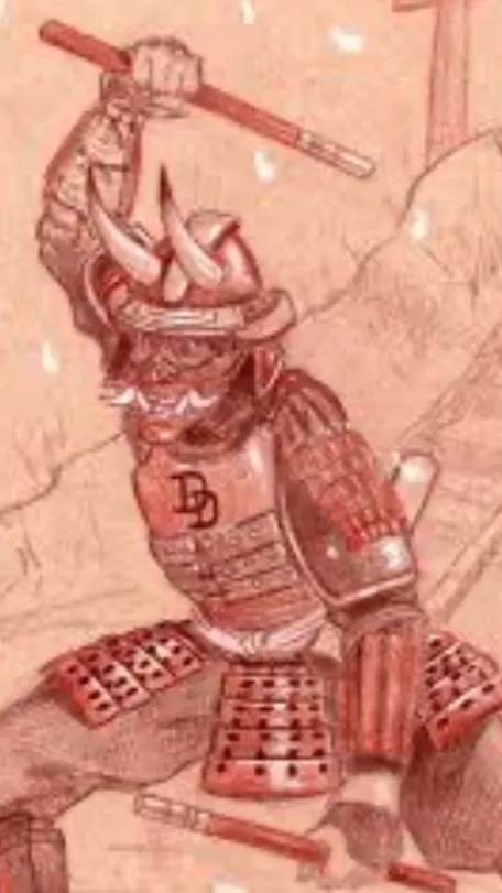 ai character: Samurai Daredevil background