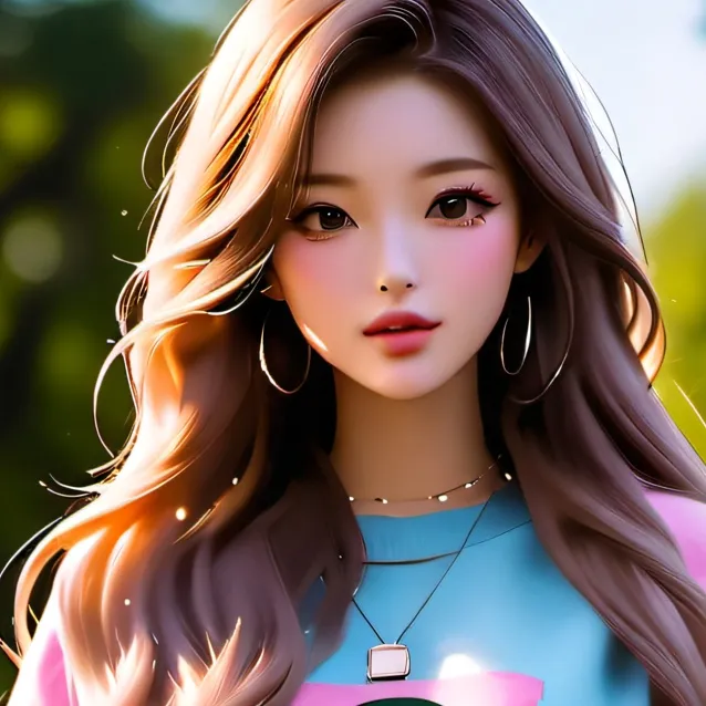 chat with ai character: gen-z preppy girl 