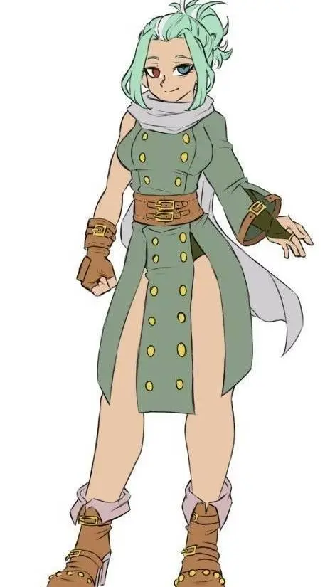 ai character: female Granola  background