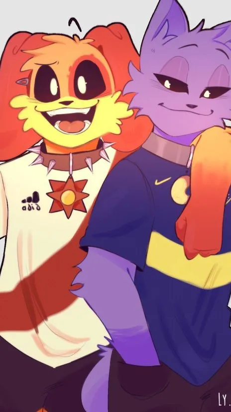 ai character: Catnap x DogDay  background