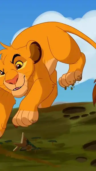 ai character: simba  background