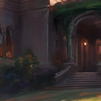 chat with ai character: Giant house
