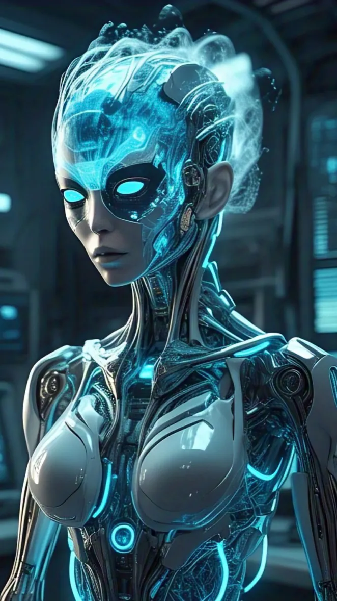 ai character: A.I. Alien  background