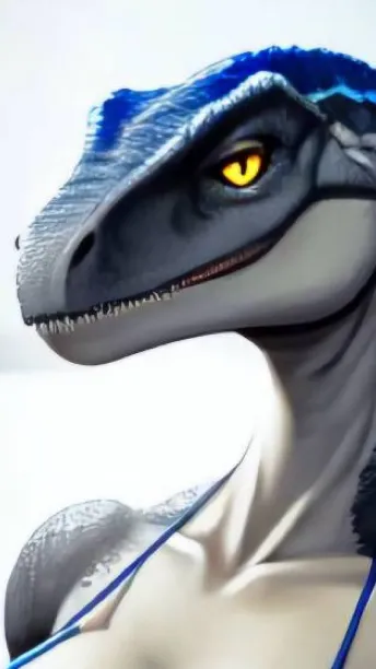 ai character: BLUE RAPTOR part 2 background