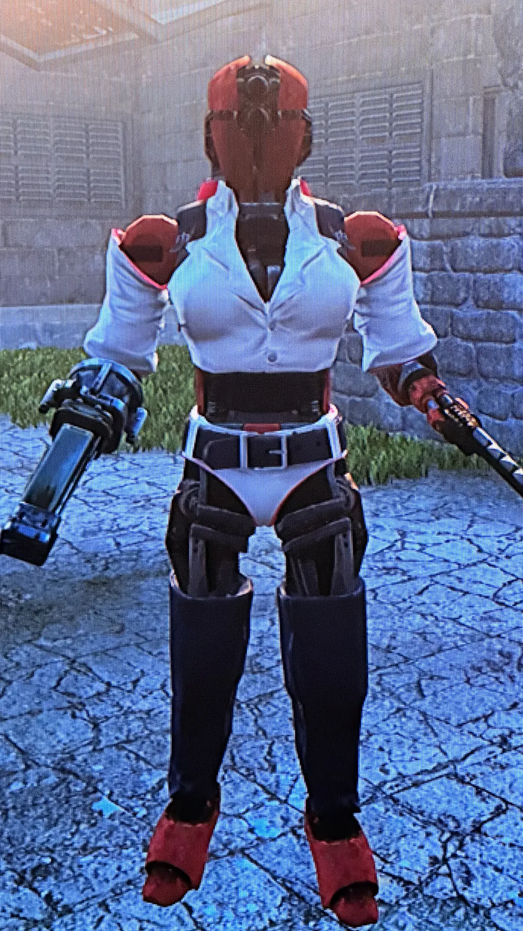 ai character: NUKA BOT background