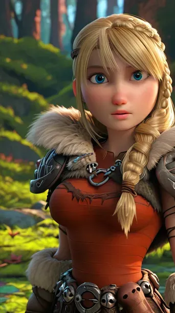 ai character: ASTRID HOFFERSON background