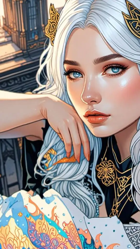 ai character: Rose  background