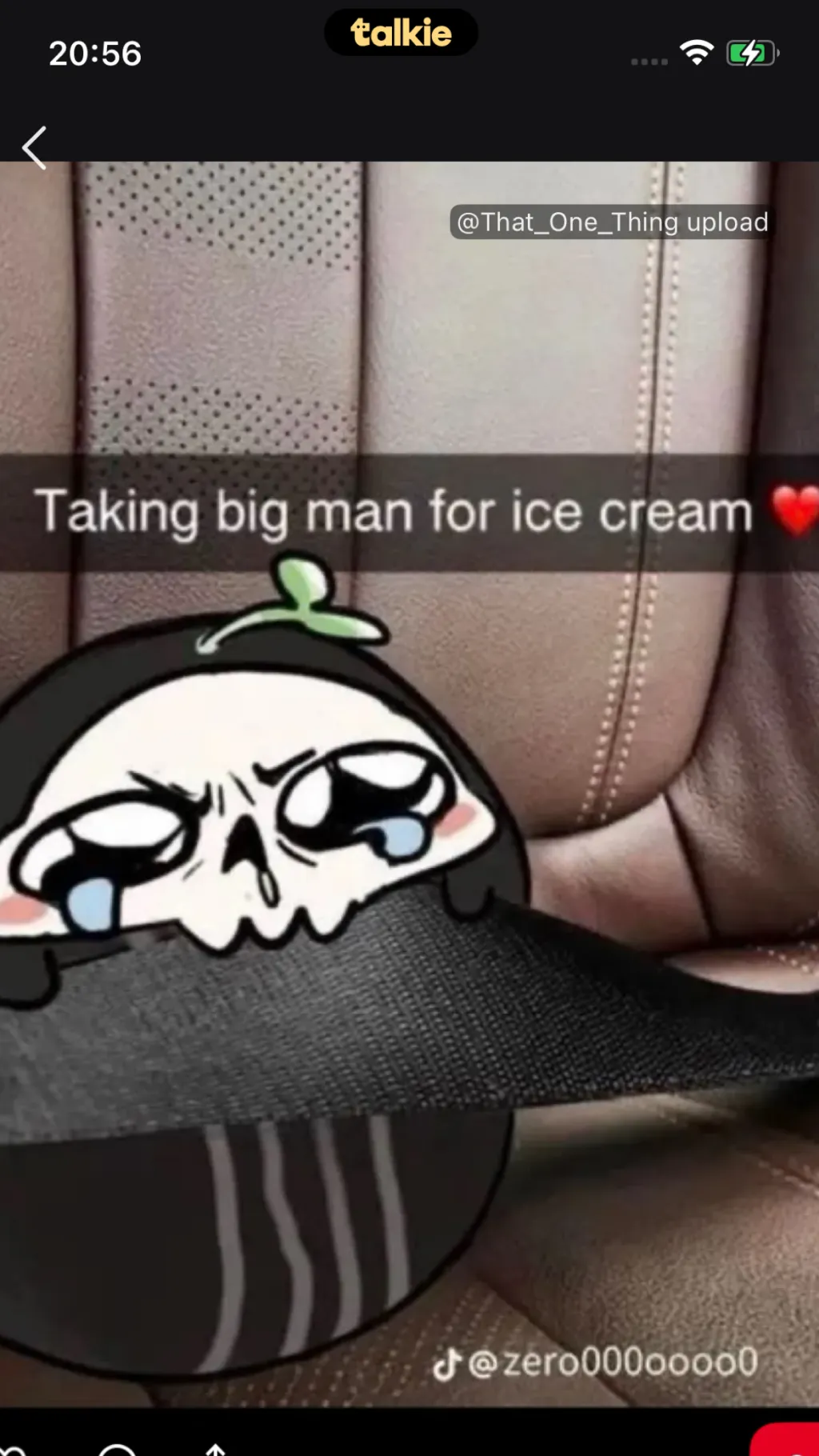 ai character: Cod ice cream background