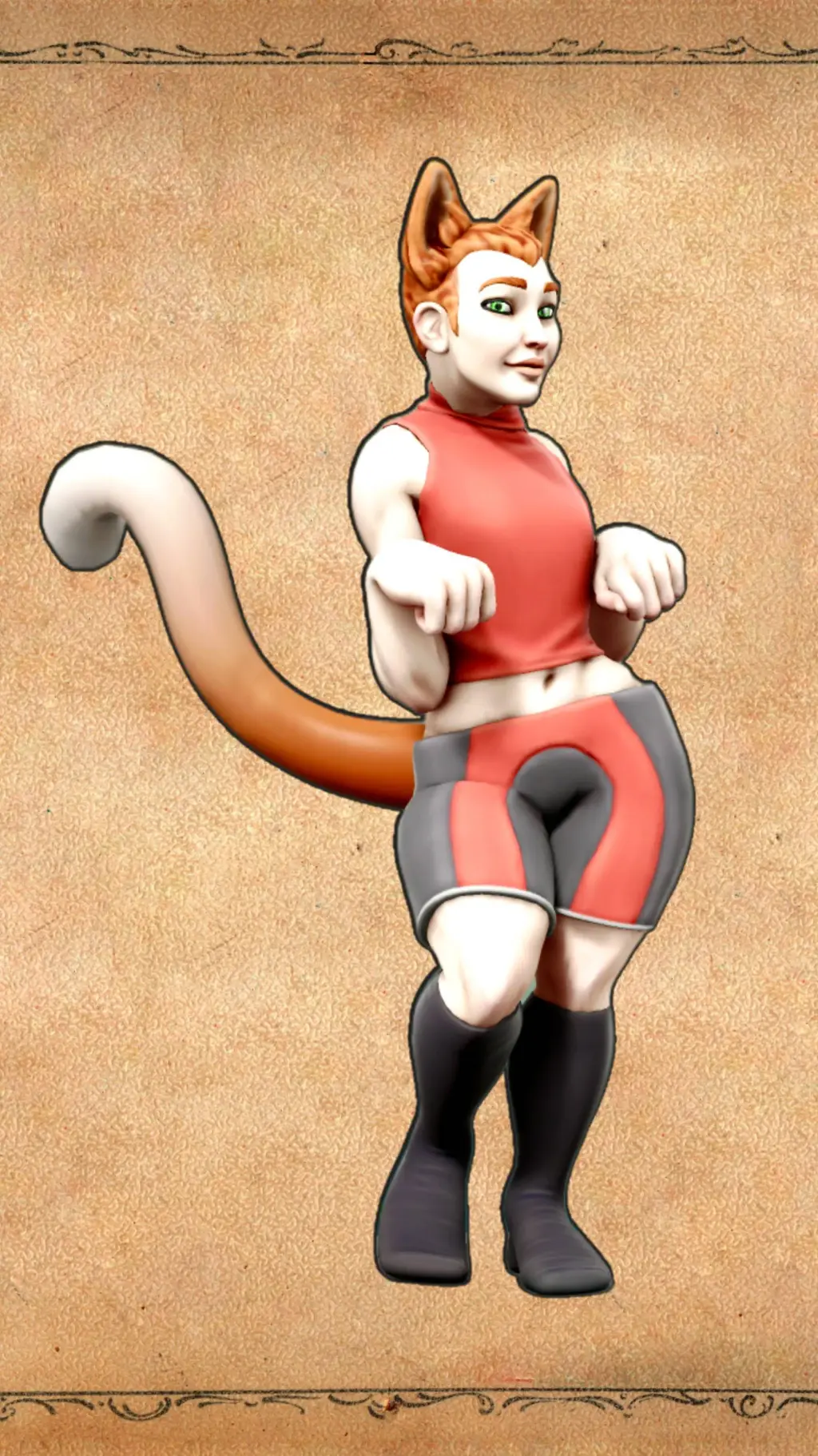 ai character: Bran the Catboy background