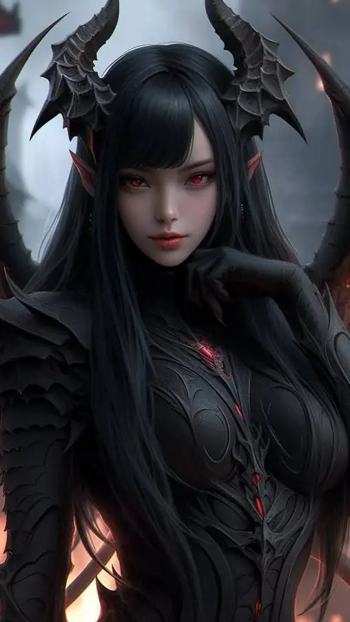 ai character: KPDH DEMON DAUGHTE background