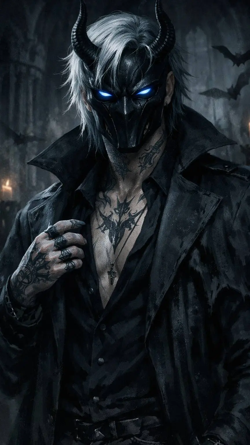 ai character: Ghost background