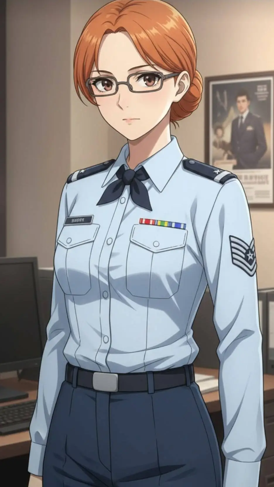 ai character: Amanda Peterson background